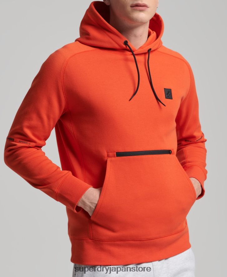 ハイテクパーカー 男性 Superdry 衣類 オレンジ 2J62PZ829