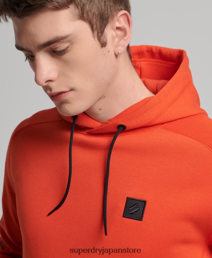 ハイテクパーカー 男性 Superdry 衣類 オレンジ 2J62PZ829