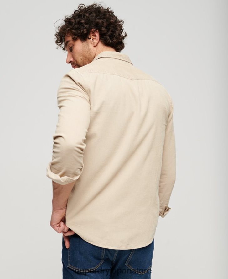 ヴィンテージコードウエスタンシャツ 男性 Superdry 衣類 茶色 2J62PZ82