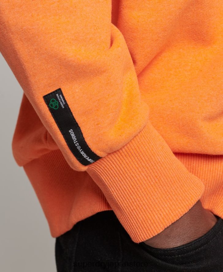 リサイクルシティクルースウェットシャツ 男性 Superdry 衣類 オレンジ 2J62PZ830