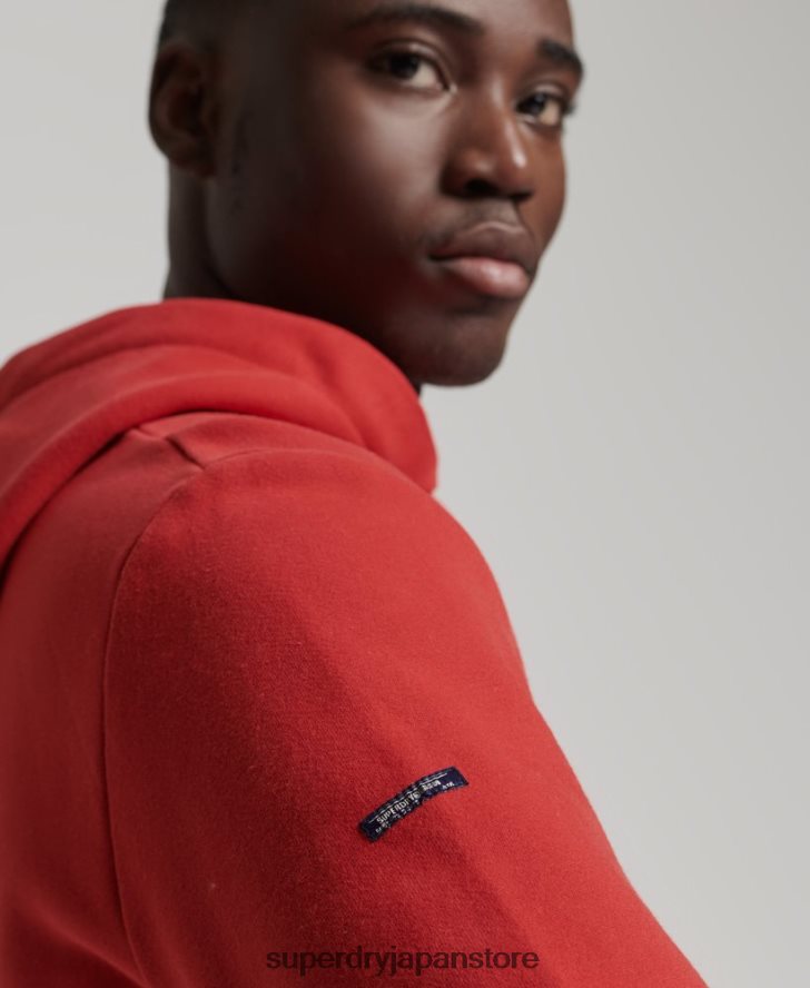 ヴィンテージ企業ロゴパーカー 男性 Superdry 衣類 赤 2J62PZ836