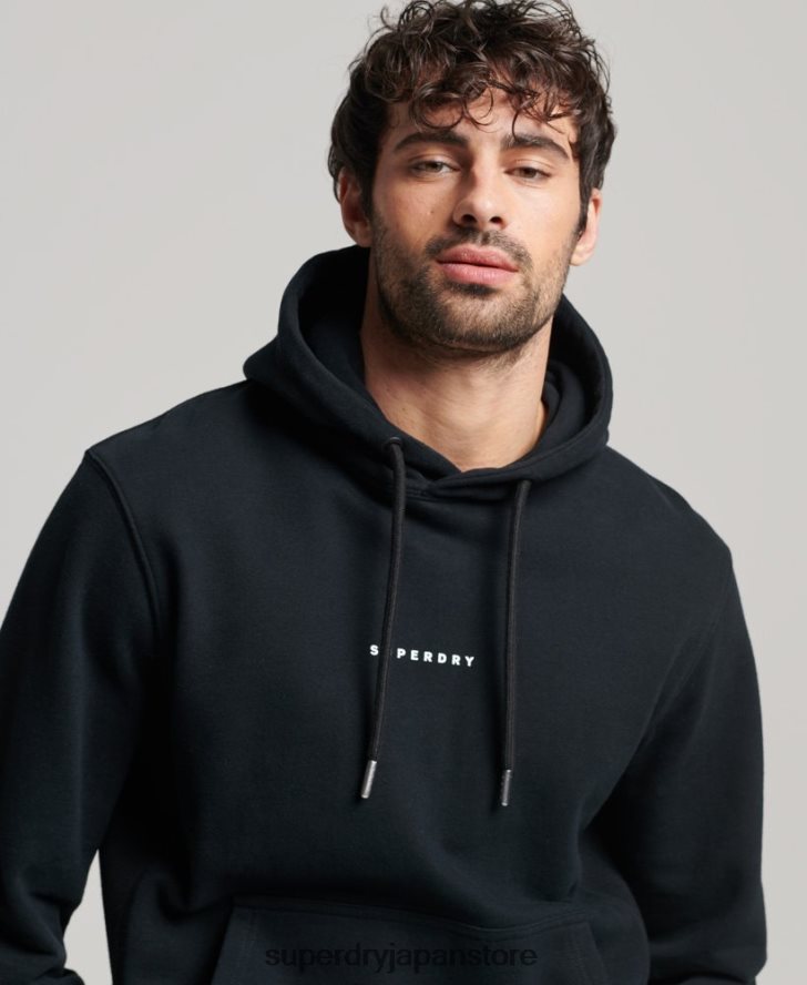 コードサープラスロゴパーカー 男性 Superdry 衣類 黒 2J62PZ837