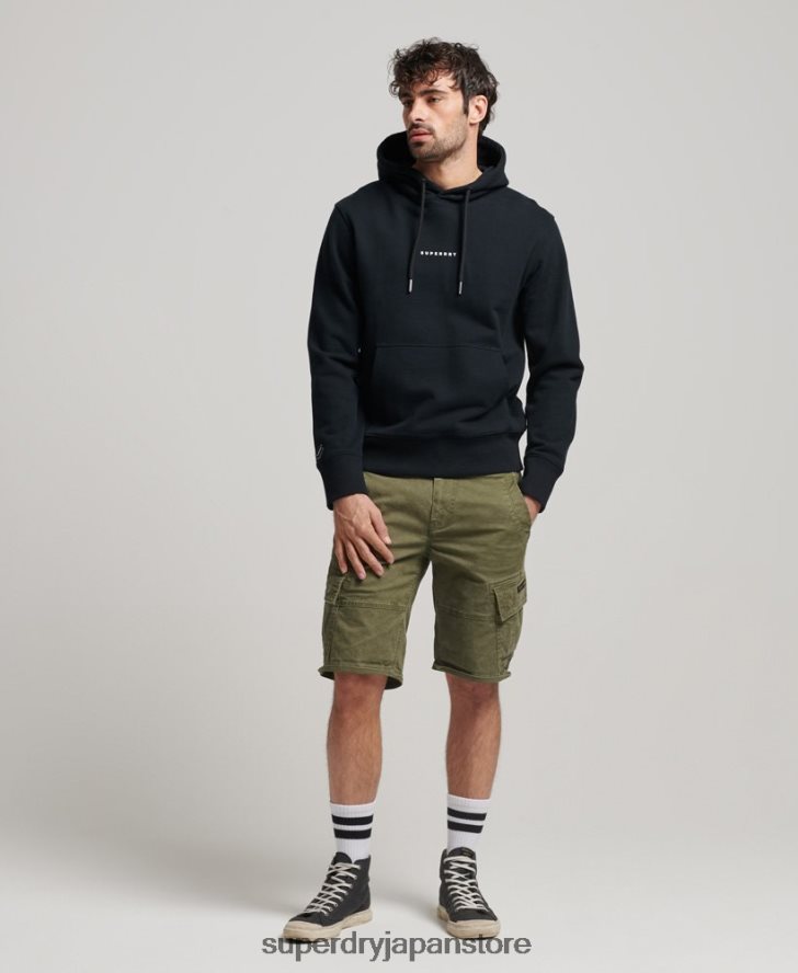 コードサープラスロゴパーカー 男性 Superdry 衣類 黒 2J62PZ837