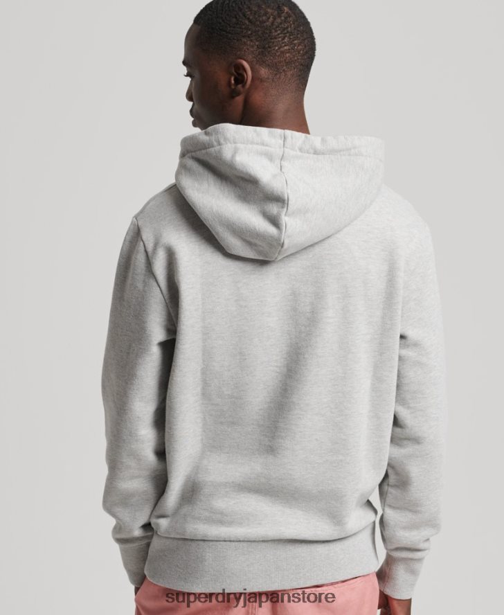 ヴィンテージサーフランチェロパーカー 男性 Superdry 衣類 ライトグレー 2J62PZ839