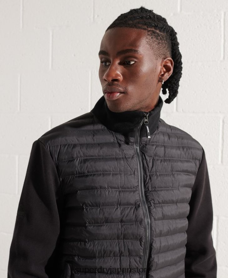 マウンテンハイブリッドボンバージャケット 男性 Superdry 衣類 黒 2J62PZ848