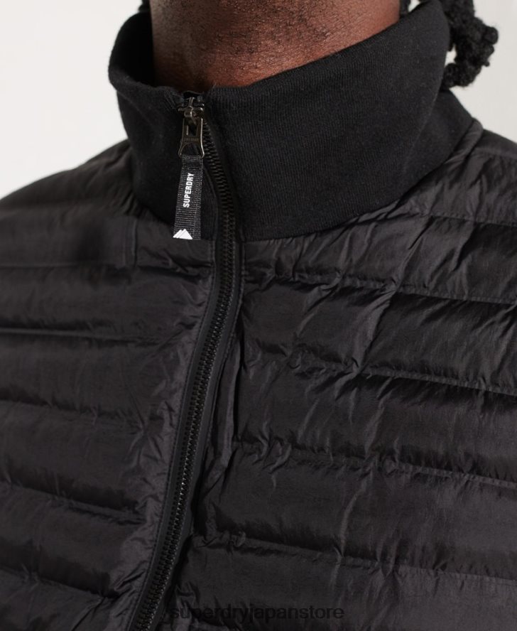 マウンテンハイブリッドボンバージャケット 男性 Superdry 衣類 黒 2J62PZ848