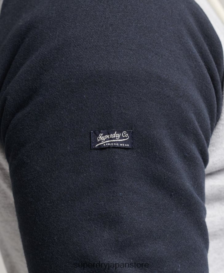 スクリプトカレッジパーカー 男性 Superdry 衣類 グレー 2J62PZ851