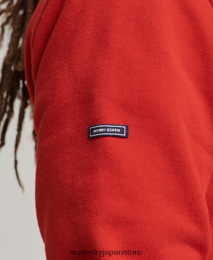 ヴィンテージロゴ ヘリテージパーカー 男性 Superdry 衣類 赤 2J62PZ854