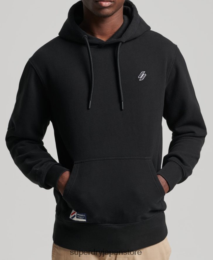 エッセンシャルパーカー 男性 Superdry 衣類 黒 2J62PZ861