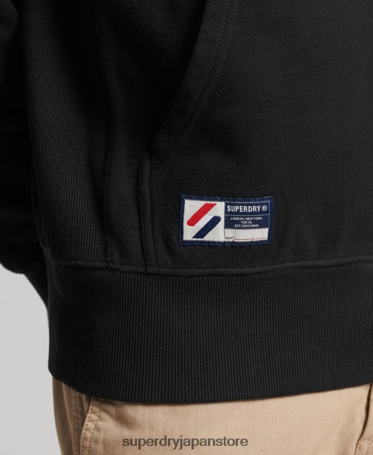 エッセンシャルパーカー 男性 Superdry 衣類 黒 2J62PZ861