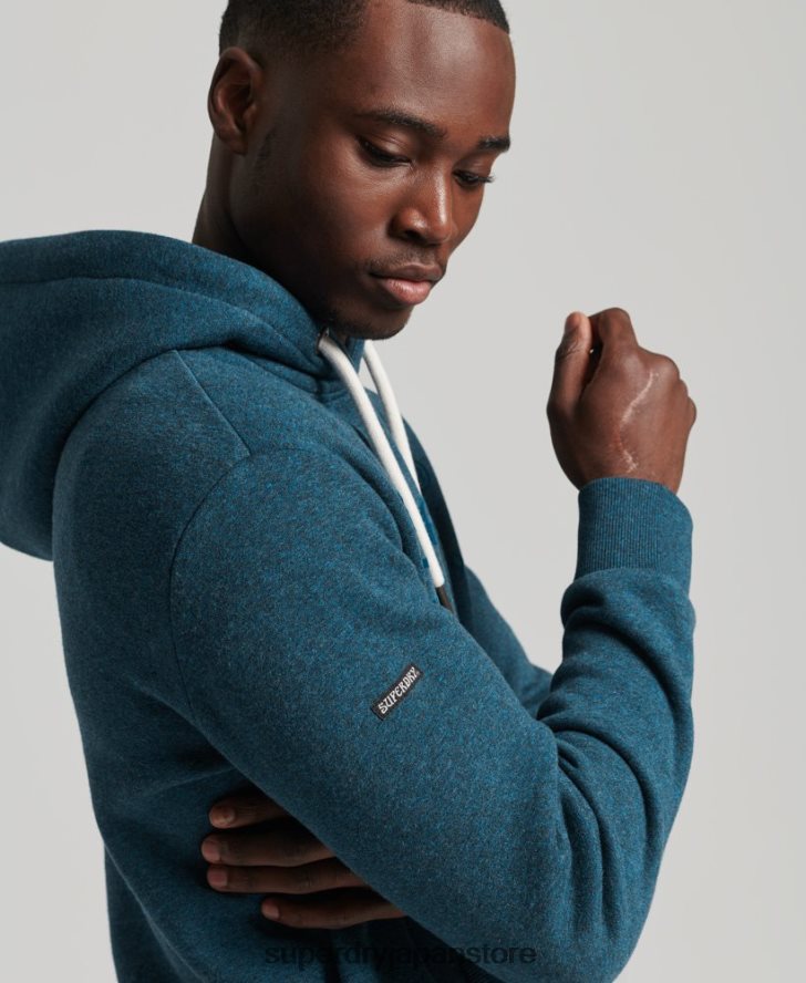 会場色調のパーカー 男性 Superdry 衣類 青 2J62PZ862