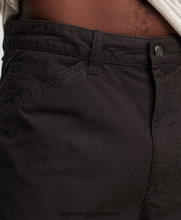 カーペンターショーツ 男性 Superdry 衣類 黒 2J62PZ87