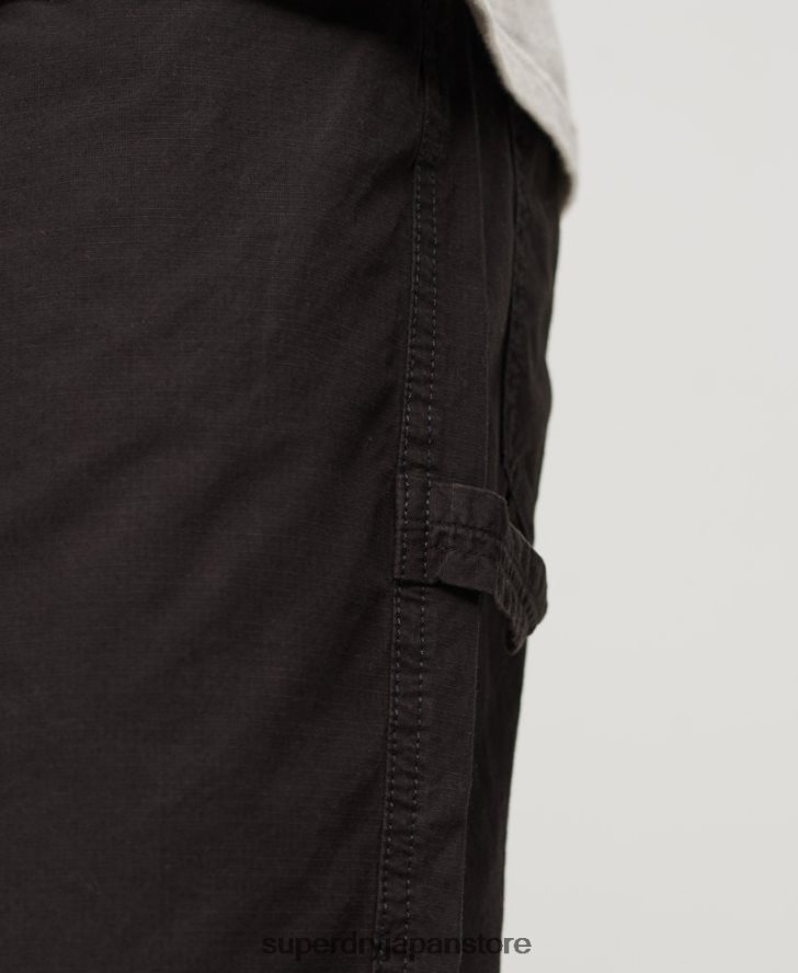 カーペンターショーツ 男性 Superdry 衣類 黒 2J62PZ87