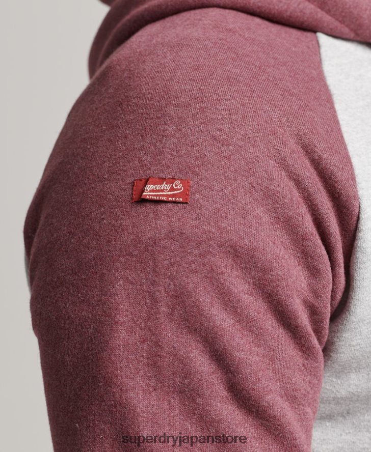 スクリプトカレッジパーカー 男性 Superdry 衣類 グレー 2J62PZ880