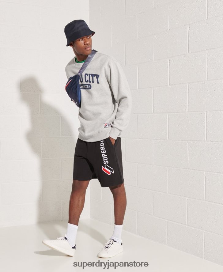 シティカレッジオーバーサイズスウェットシャツ 男性 Superdry 衣類 グレー 2J62PZ895