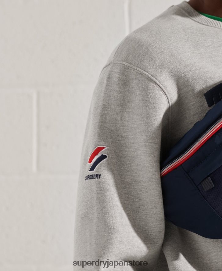 シティカレッジオーバーサイズスウェットシャツ 男性 Superdry 衣類 グレー 2J62PZ895
