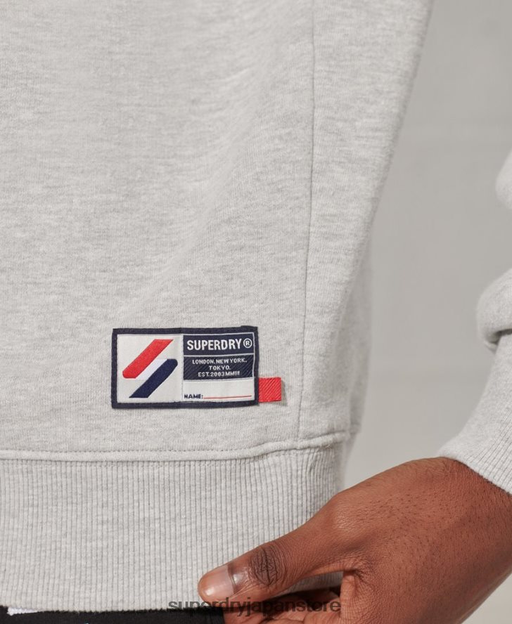 シティカレッジオーバーサイズスウェットシャツ 男性 Superdry 衣類 グレー 2J62PZ895