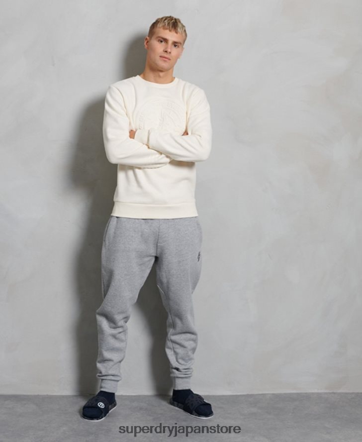 エベレストクルースウェットシャツ 男性 Superdry 衣類 クリーム 2J62PZ899