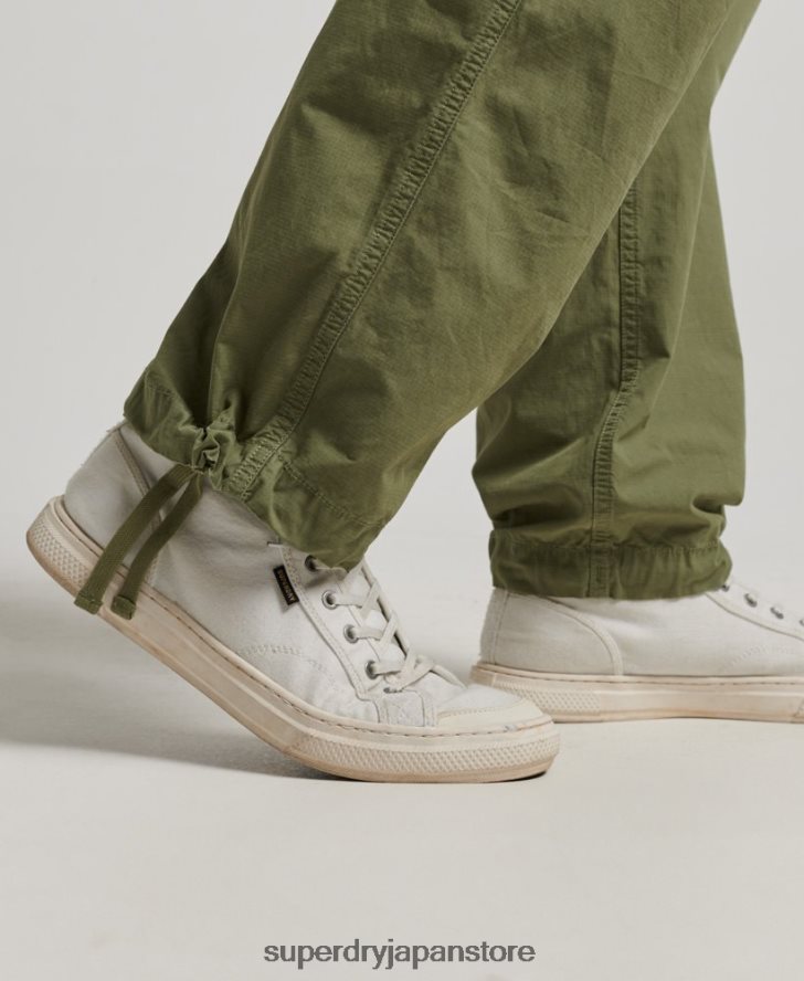 ウーブンジョガー 男性 Superdry 衣類 カーキ 2J62PZ8