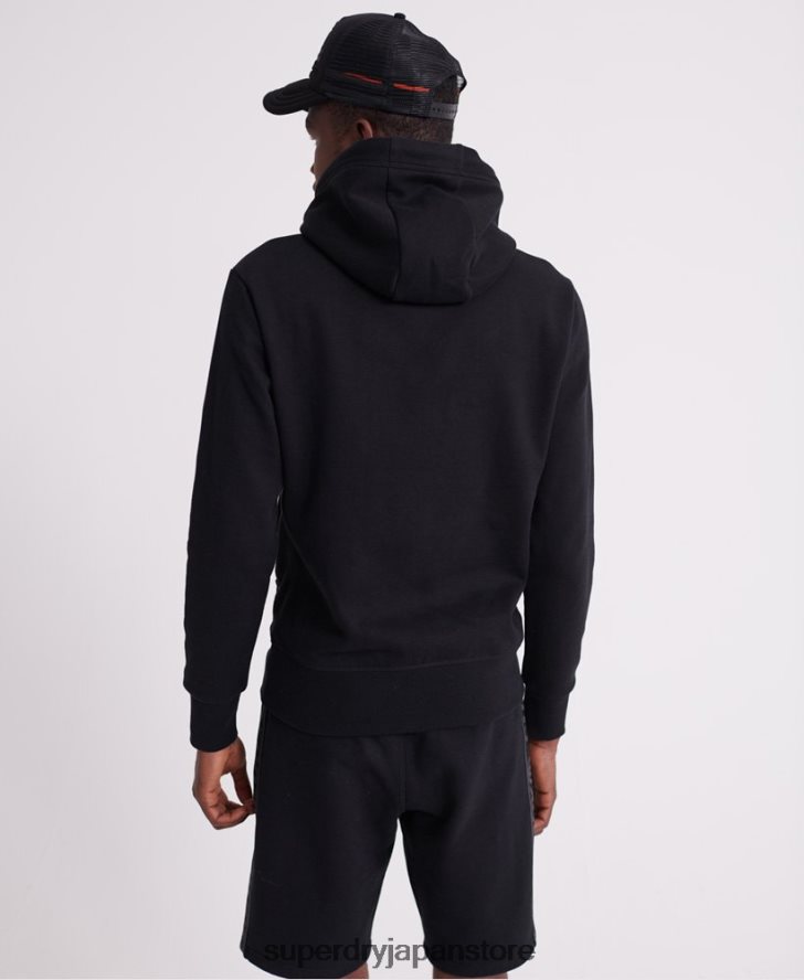 ユニバーサルテープパーカー 男性 Superdry 衣類 黒 2J62PZ903