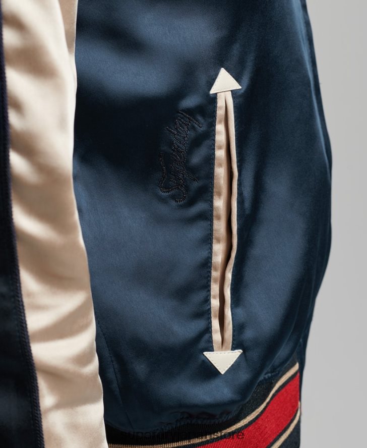 スカジャンジャケット 男性 Superdry 衣類 濃紺 2J62PZ904