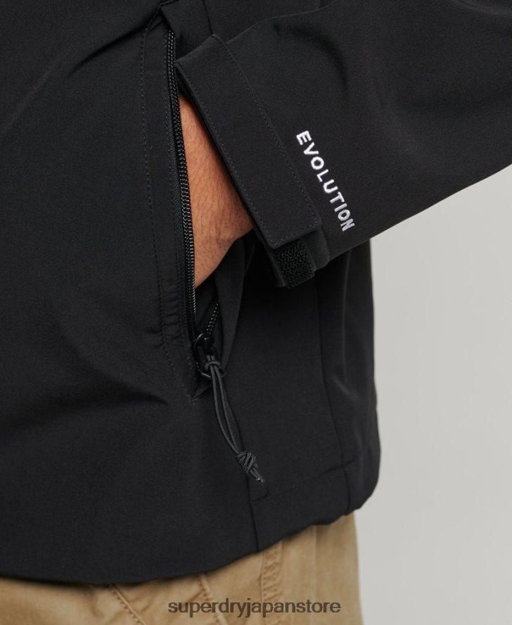 トレッカージャケット 男性 Superdry 衣類 黒 2J62PZ910