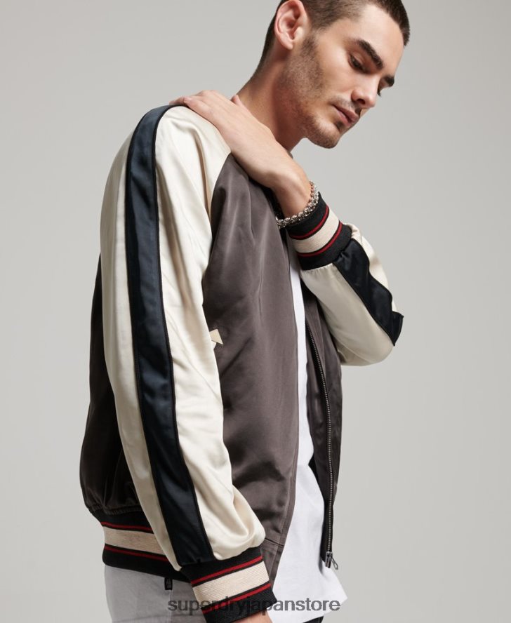 スカジャンジャケット 男性 Superdry 衣類 濃い灰色 2J62PZ912