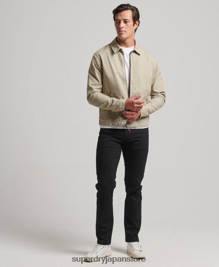 クラシックなハリントンジャケット 男性 Superdry 衣類 クリーム 2J62PZ913
