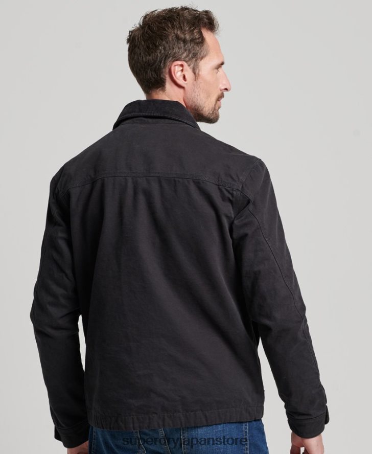 ヴィンテージ ランチ ハリントン ジャケット 男性 Superdry 衣類 茶色 2J62PZ914