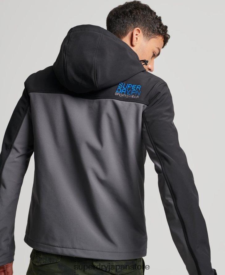 トレッカージャケット 男性 Superdry 衣類 濃い灰色 2J62PZ917