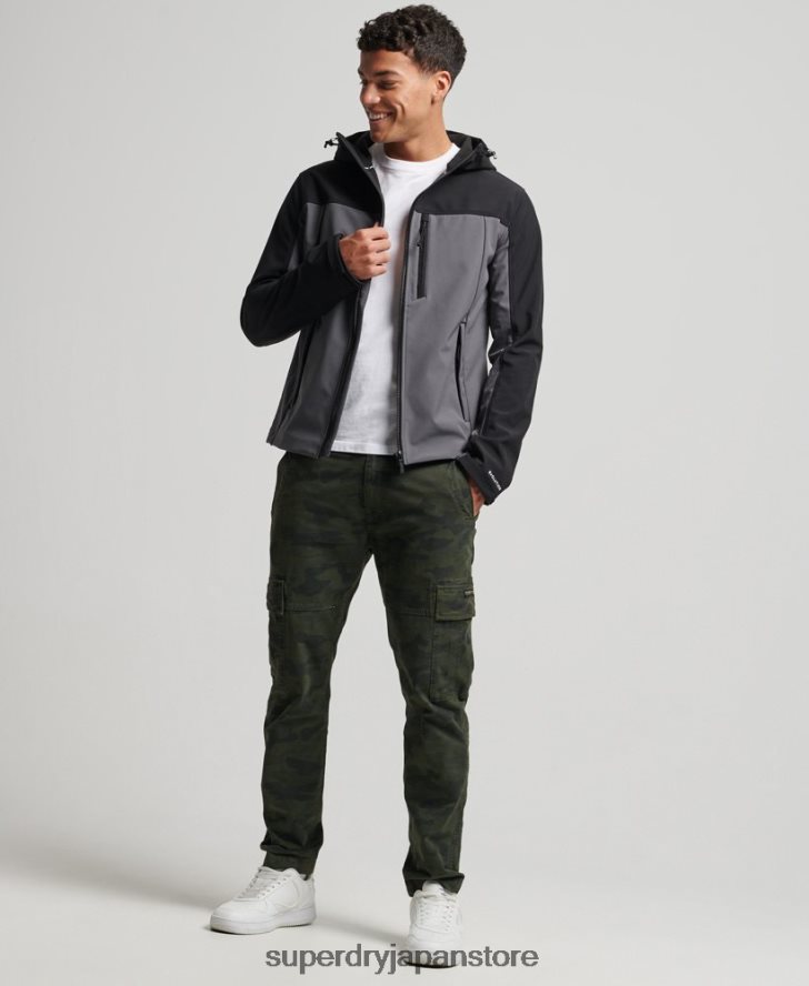 トレッカージャケット 男性 Superdry 衣類 濃い灰色 2J62PZ917