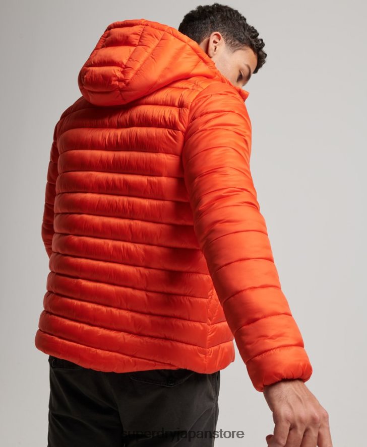 軽量パッド入りジャケット 男性 Superdry 衣類 オレンジ 2J62PZ923