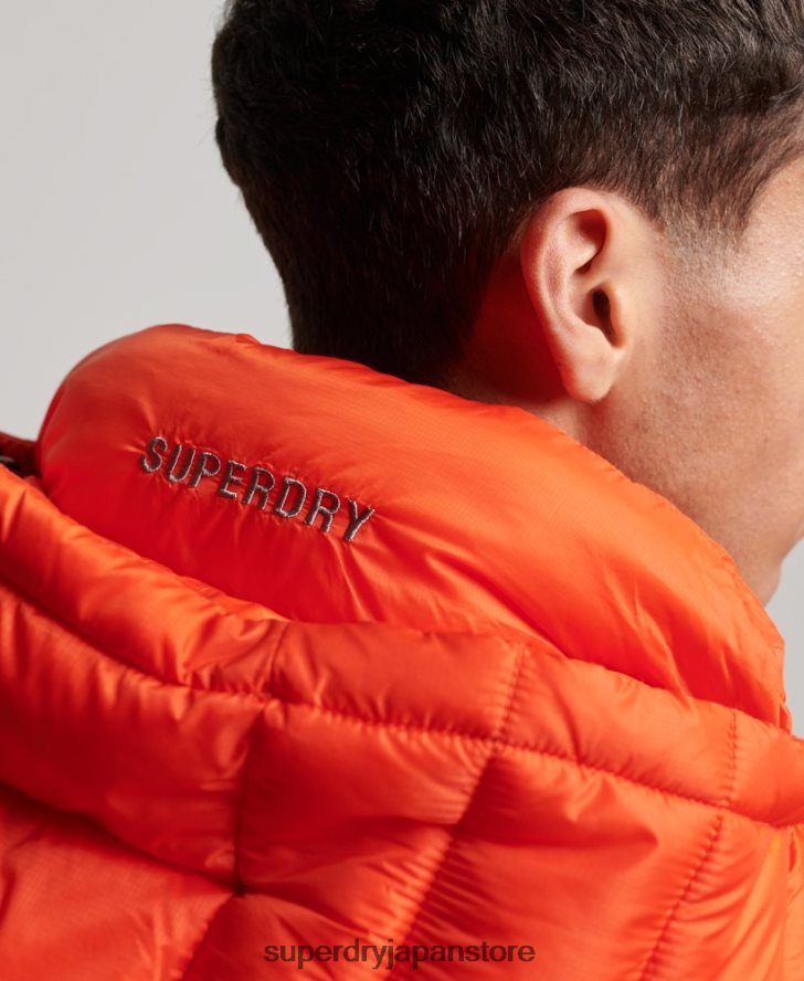 軽量パッド入りジャケット 男性 Superdry 衣類 オレンジ 2J62PZ923