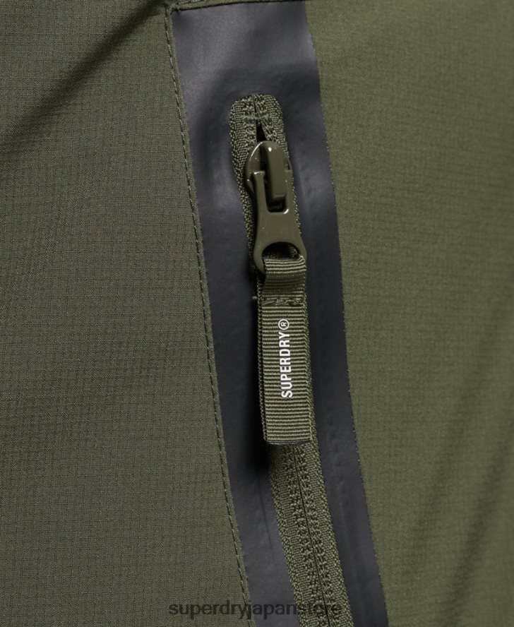 トレーニングハリントンジャケット 男性 Superdry 衣類 カーキ 2J62PZ925