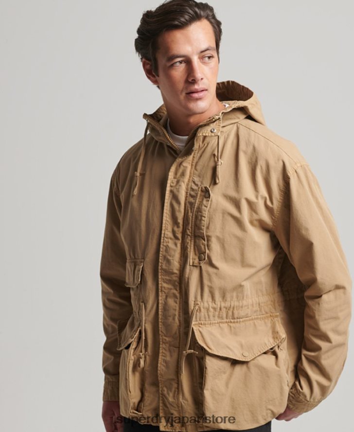 フード付きデッキジャケット 男性 Superdry 衣類 黄褐色 2J62PZ932