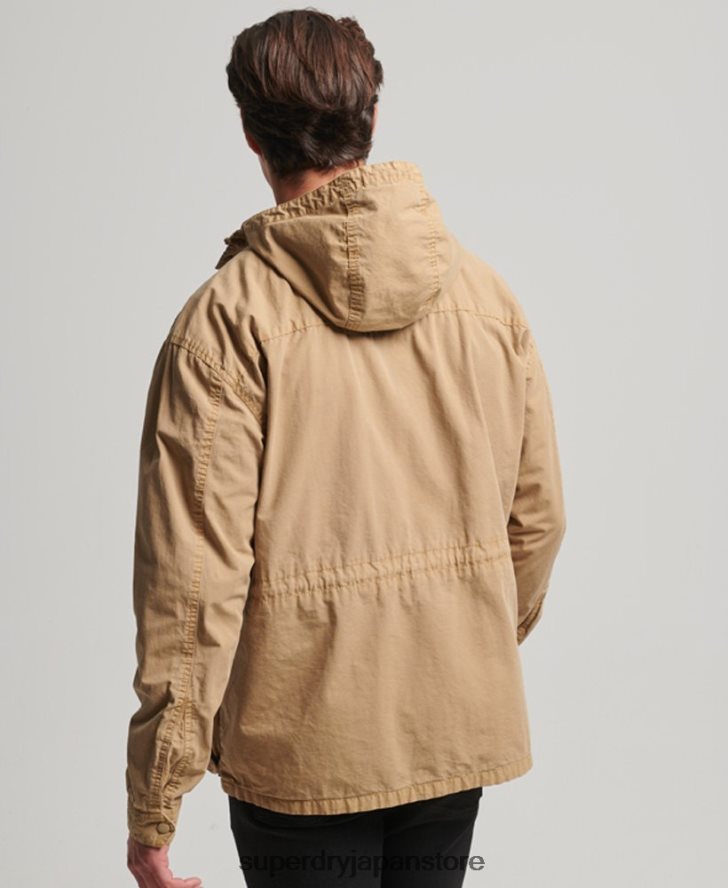 フード付きデッキジャケット 男性 Superdry 衣類 黄褐色 2J62PZ932