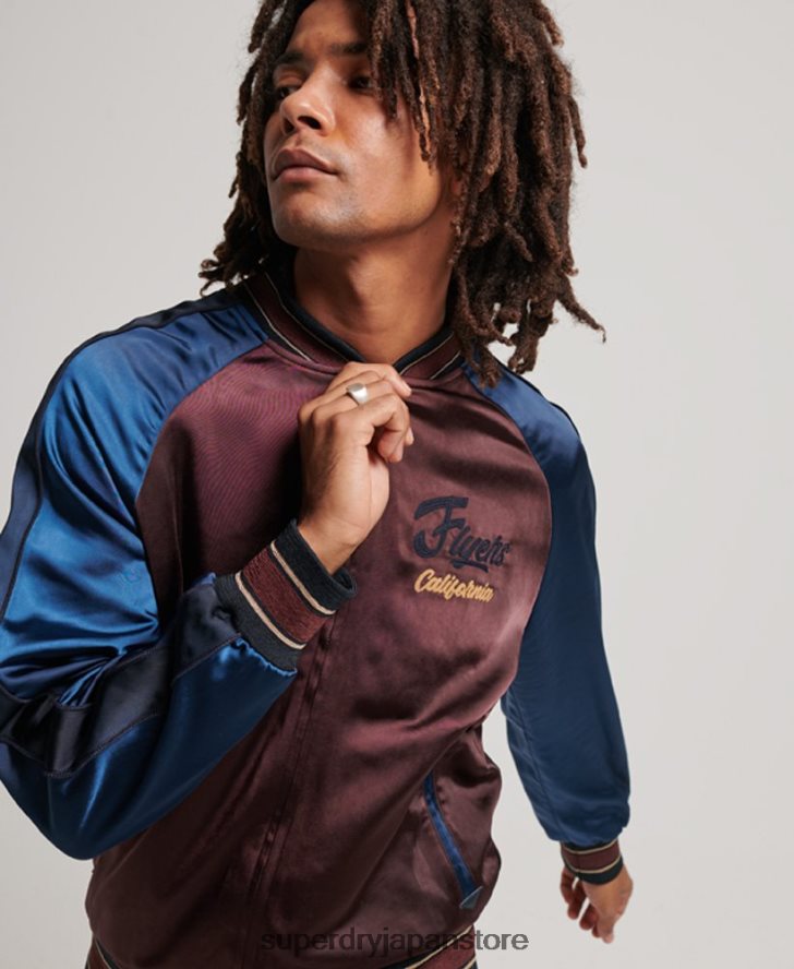 スカジャンジャケット 男性 Superdry 衣類 赤 2J62PZ934