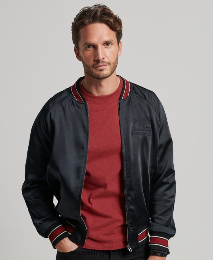 スカジャンジャケット 男性 Superdry 衣類 黒 2J62PZ935