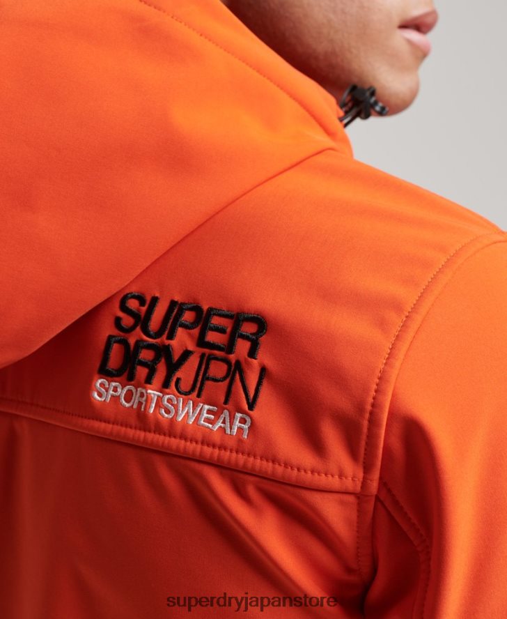 トレッカージャケット 男性 Superdry 衣類 オレンジ 2J62PZ936
