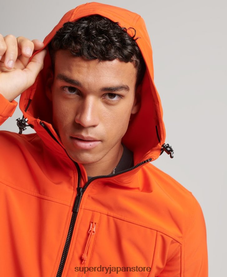 トレッカージャケット 男性 Superdry 衣類 オレンジ 2J62PZ936