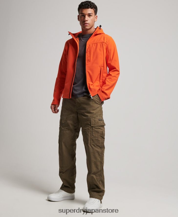 トレッカージャケット 男性 Superdry 衣類 オレンジ 2J62PZ936