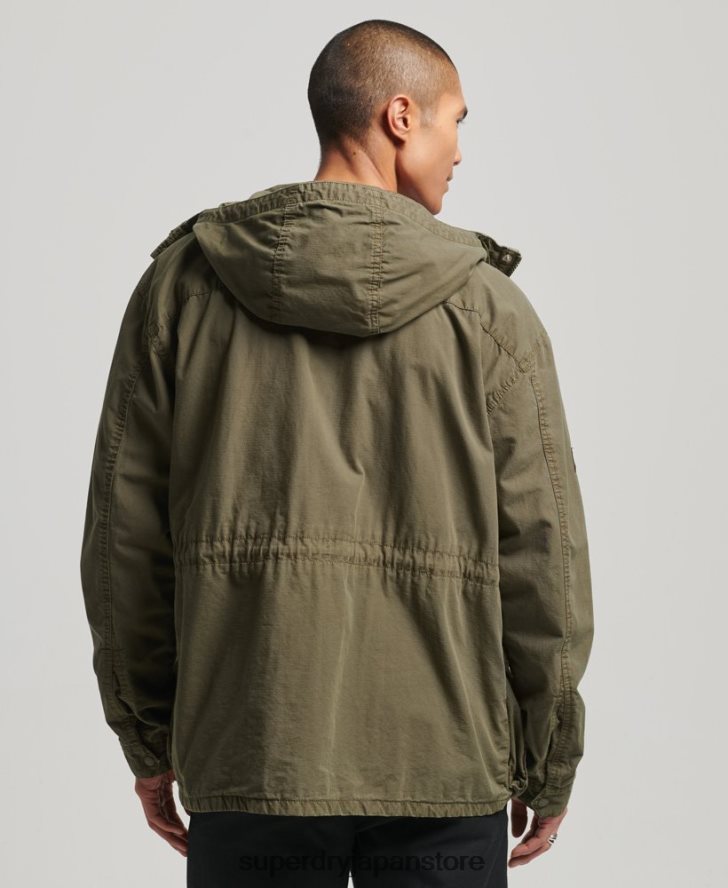 フード付きデッキジャケット 男性 Superdry 衣類 カーキ 2J62PZ938