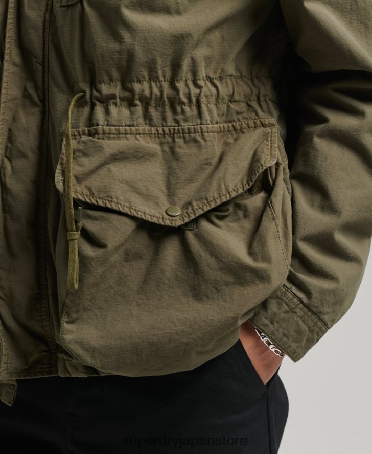 フード付きデッキジャケット 男性 Superdry 衣類 カーキ 2J62PZ938