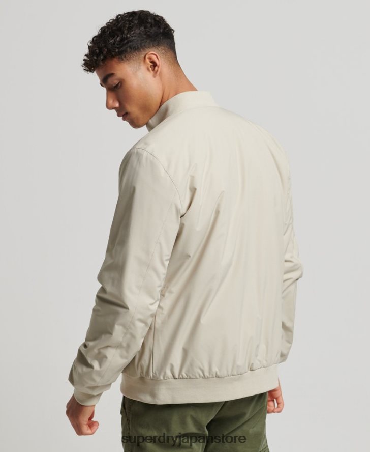 トレーニングハリントンジャケット 男性 Superdry 衣類 ベージュ 2J62PZ941