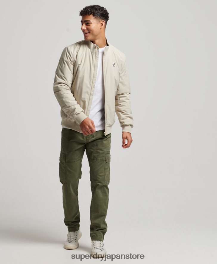 トレーニングハリントンジャケット 男性 Superdry 衣類 ベージュ 2J62PZ941