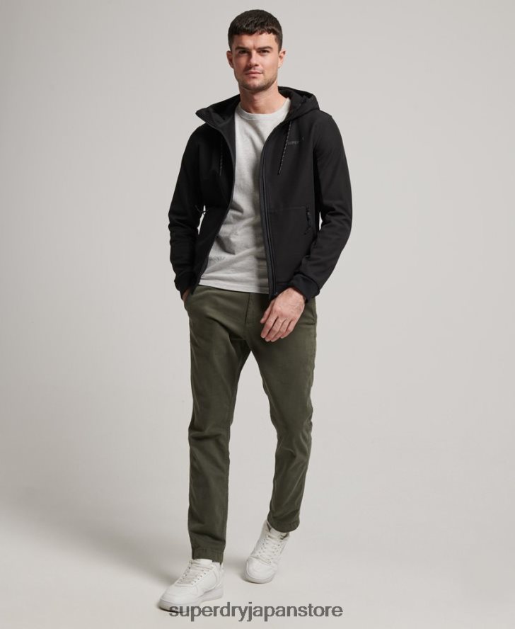 コードテックリブトレッカージャケット 男性 Superdry 衣類 黒 2J62PZ942