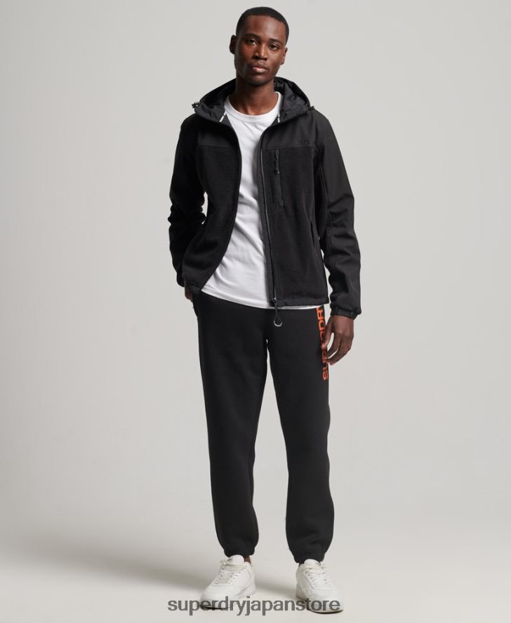ハイブリッドトレッカージャケット 男性 Superdry 衣類 黒 2J62PZ943