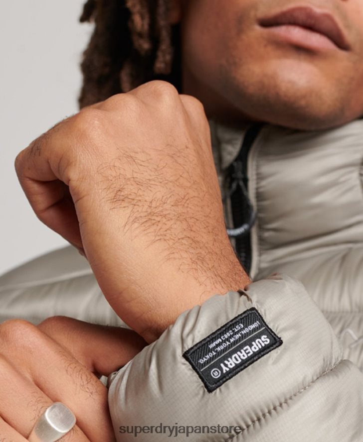 軽量パッド入りジャケット 男性 Superdry 衣類 濃い灰色 2J62PZ949