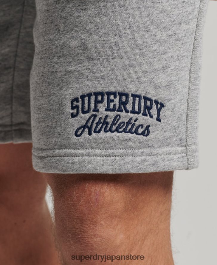 ヴィンテージジムアスレチックショーツ 男性 Superdry 衣類 グレー 2J62PZ94