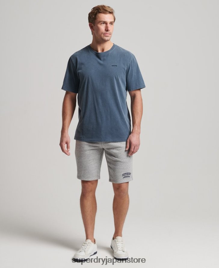 ヴィンテージジムアスレチックショーツ 男性 Superdry 衣類 グレー 2J62PZ94